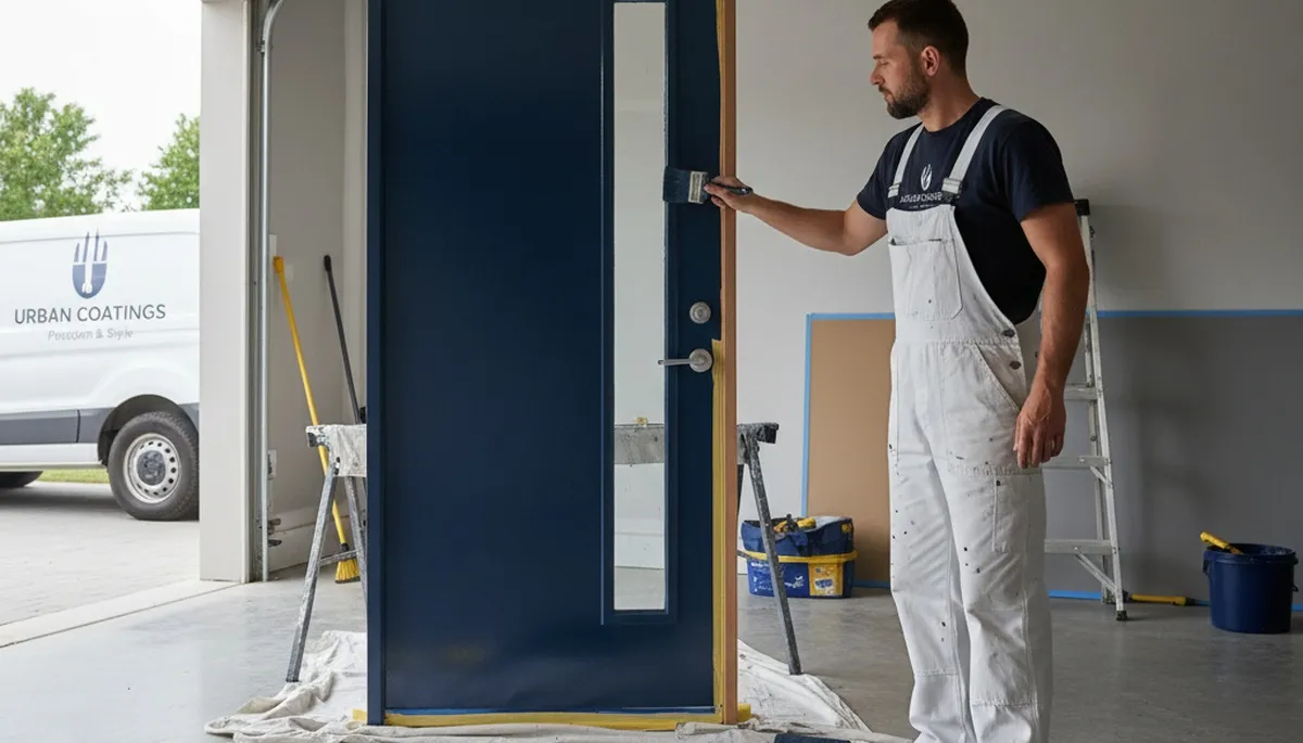 Professional door painting and refinishing by expert painters in Madison, WI