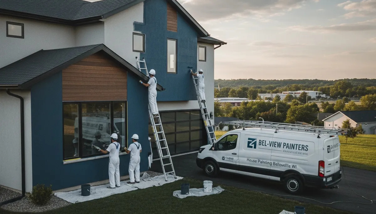 Madison, WI house painters providing professional interior and exterior painting services