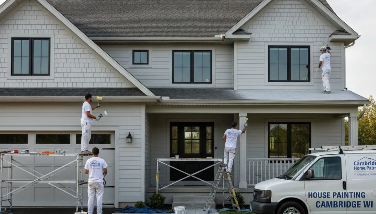 Madison, WI house painters providing professional residential painting services